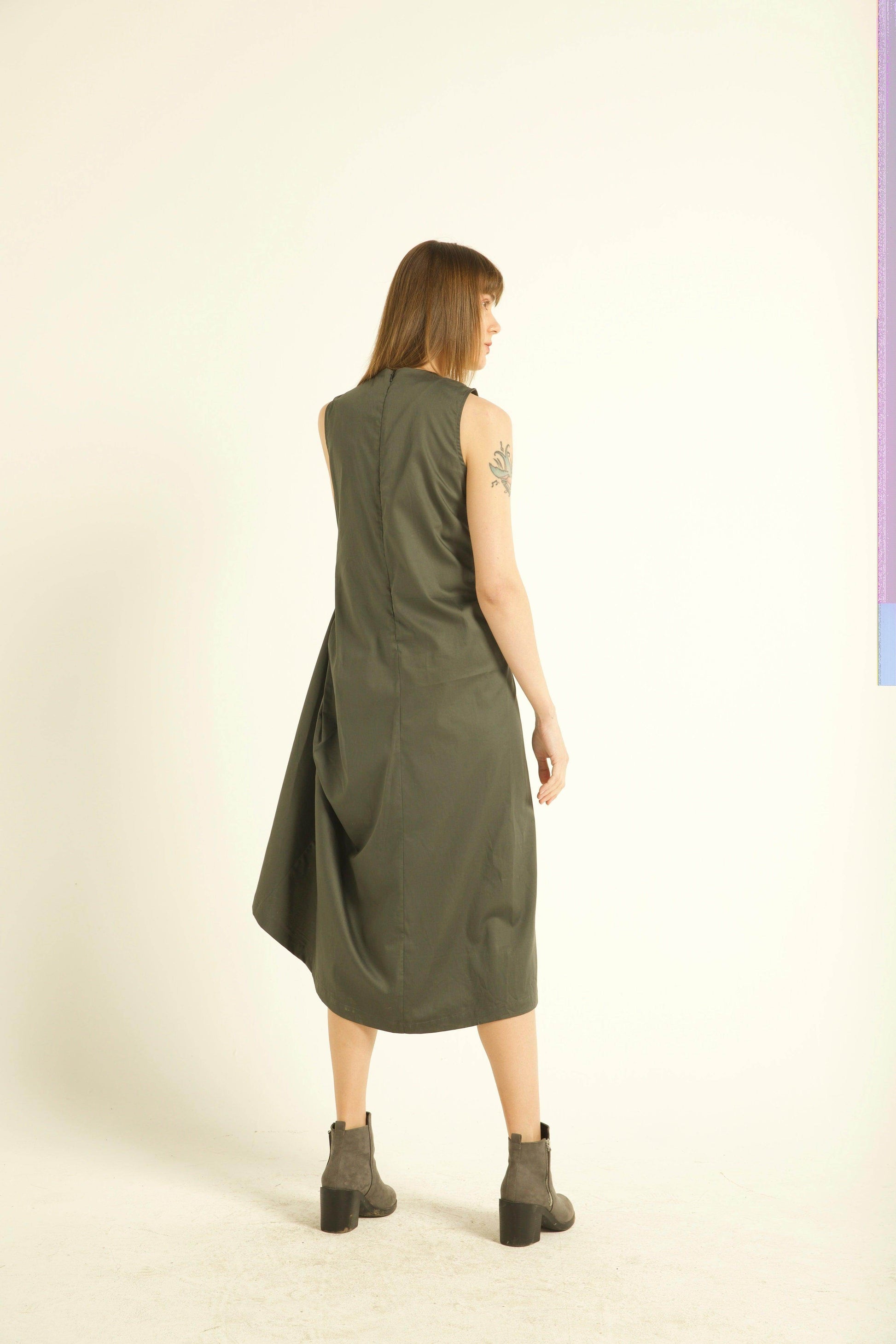 TWO-WAY ZIPPER DRESS - dash and dot