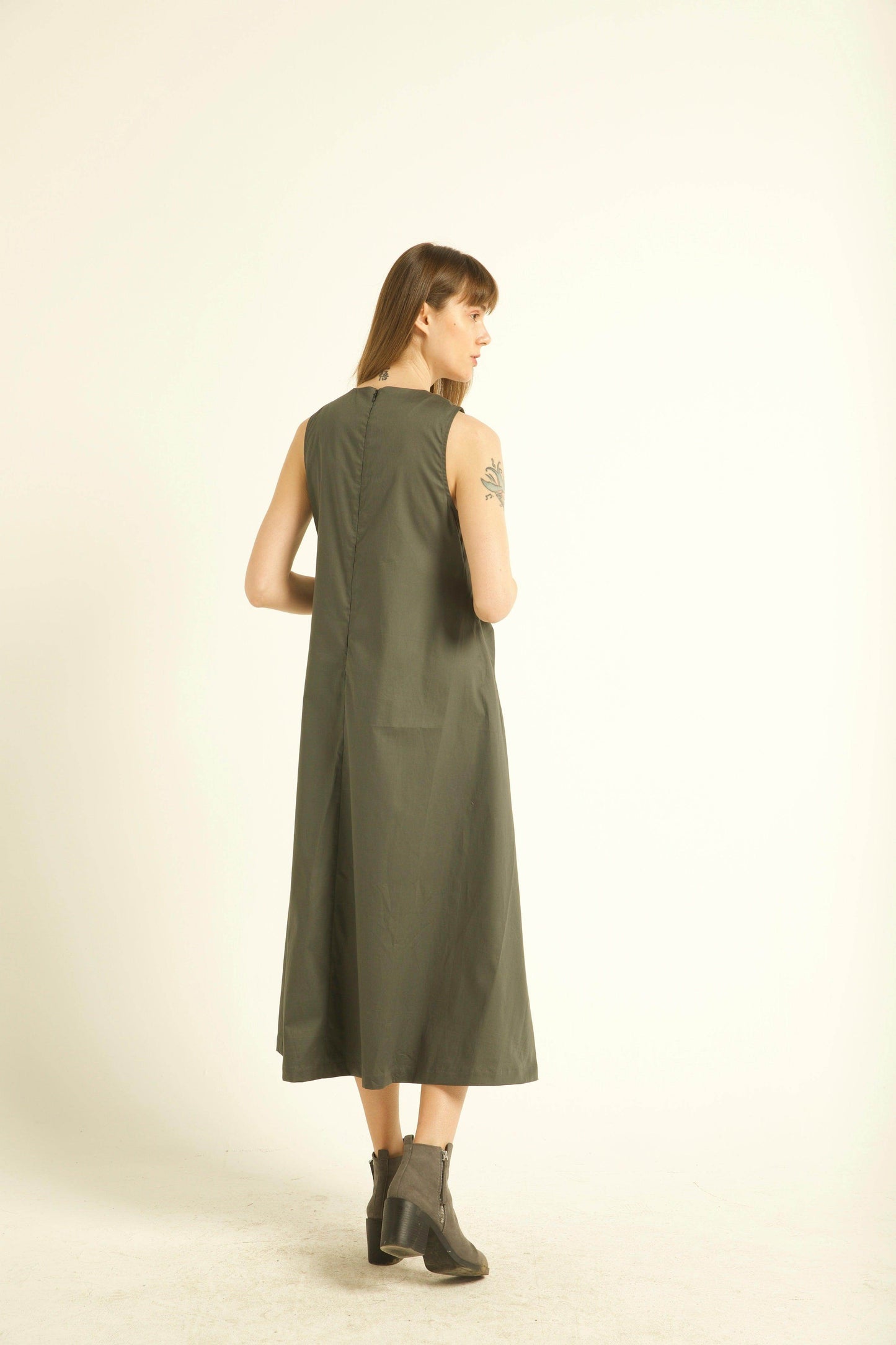 TWO-WAY ZIPPER DRESS - dash and dot