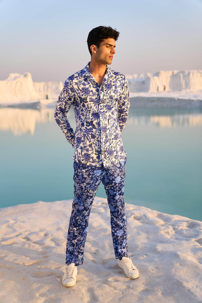 PORCELAIN PRINTED SHIRT - dash and dot dash and dot