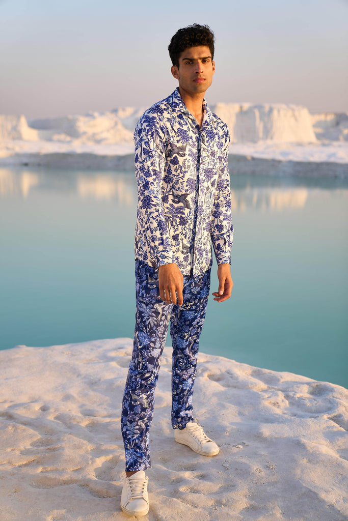 PORCELAIN PRINTED SHIRT - dash and dot dash and dot