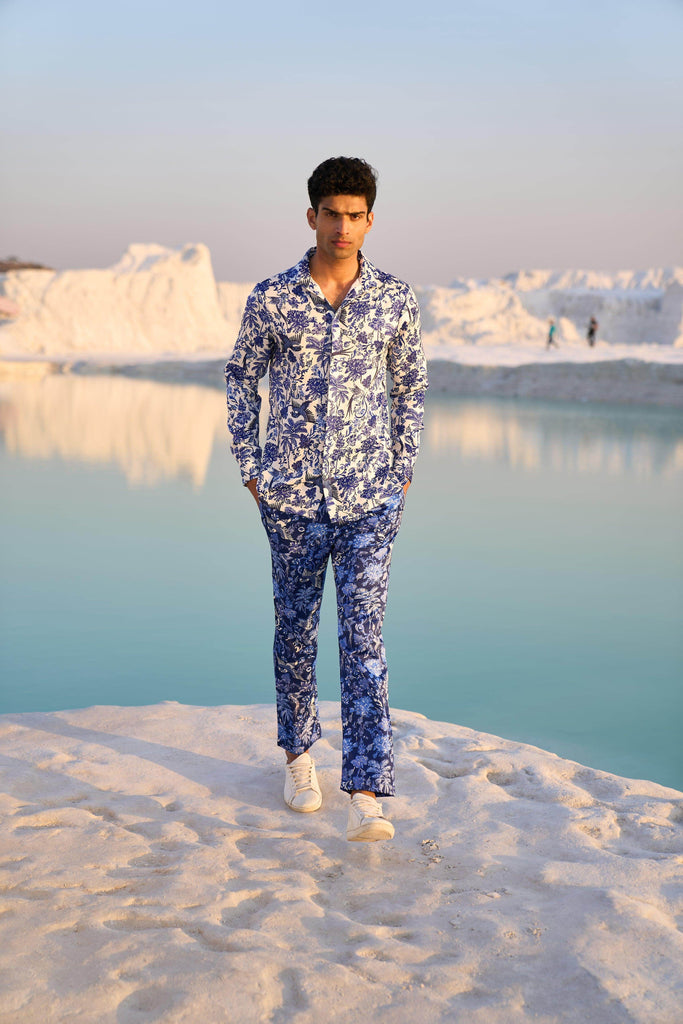 PORCELAIN PRINTED SHIRT - dash and dot dash and dot