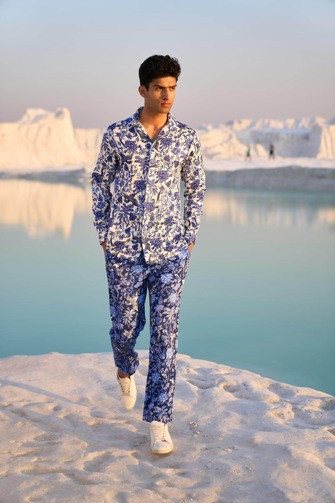 PORCELAIN PRINTED SHIRT - dash and dot dash and dot