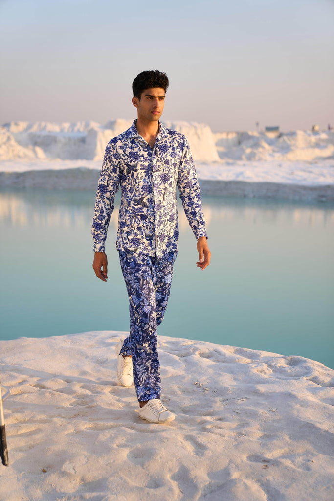 PORCELAIN PRINTED SHIRT - dash and dot dash and dot