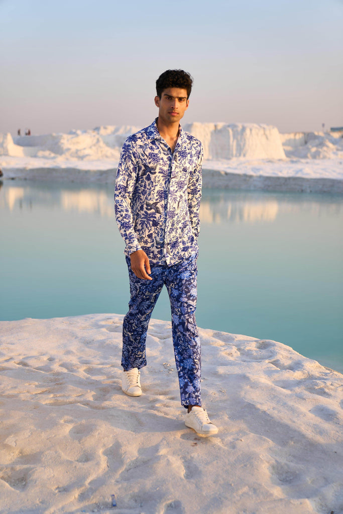 PORCELAIN PRINTED SHIRT - dash and dot dash and dot