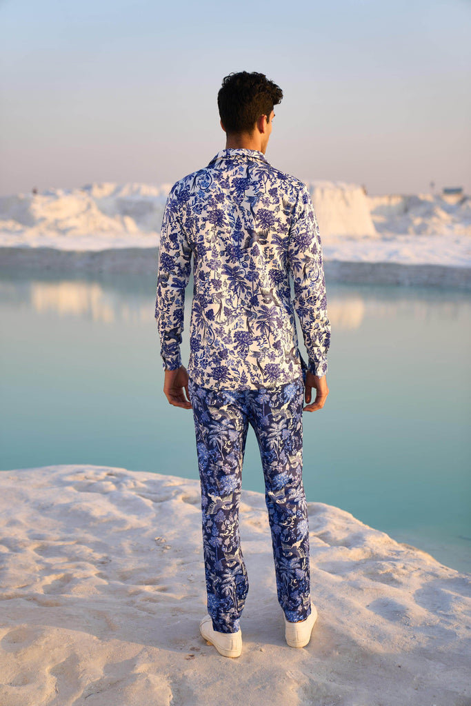 PORCELAIN PRINTED SHIRT - dash and dot dash and dot