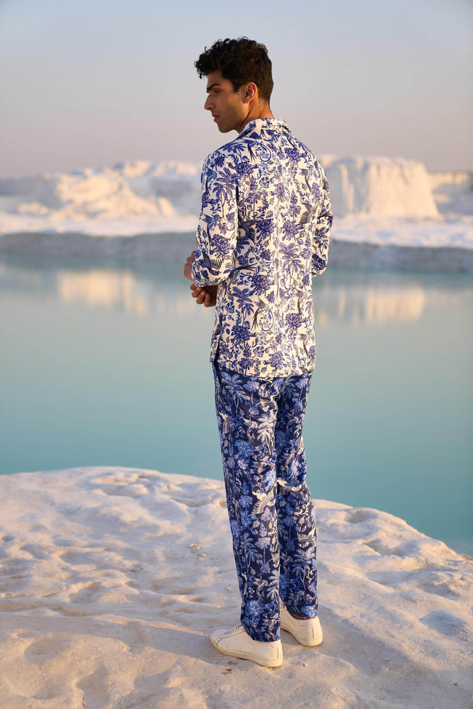 PORCELAIN PRINTED SHIRT - dash and dot dash and dot