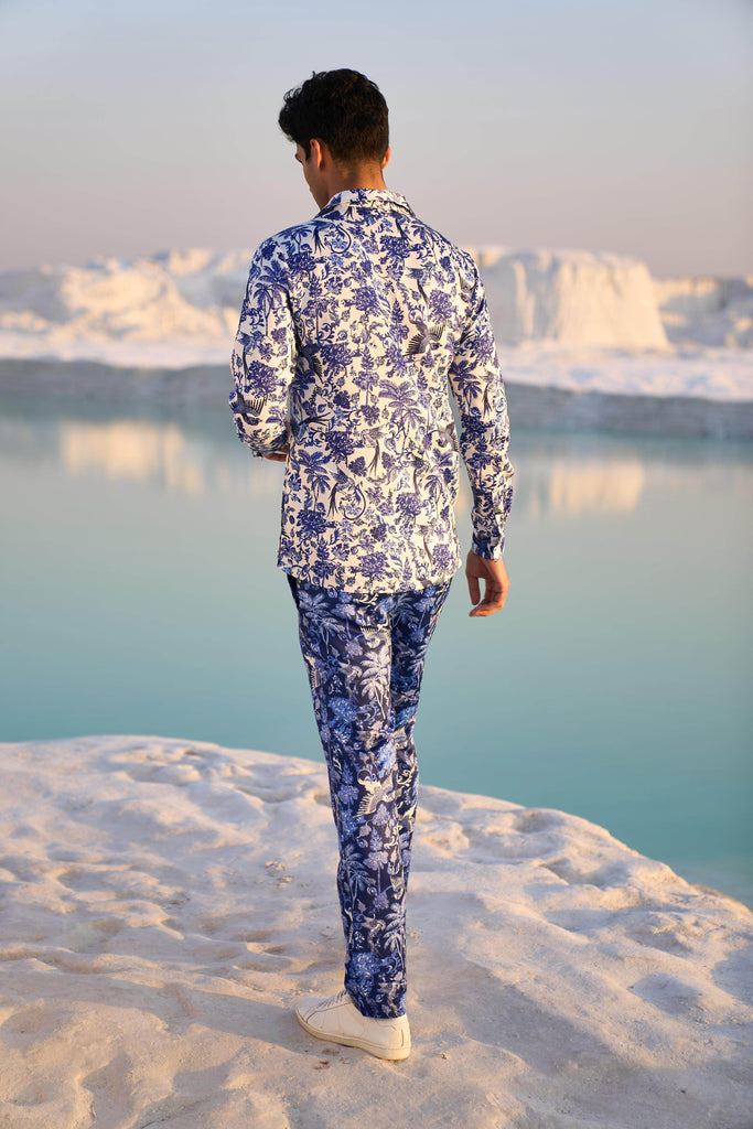 PORCELAIN PRINTED SHIRT - dash and dot dash and dot