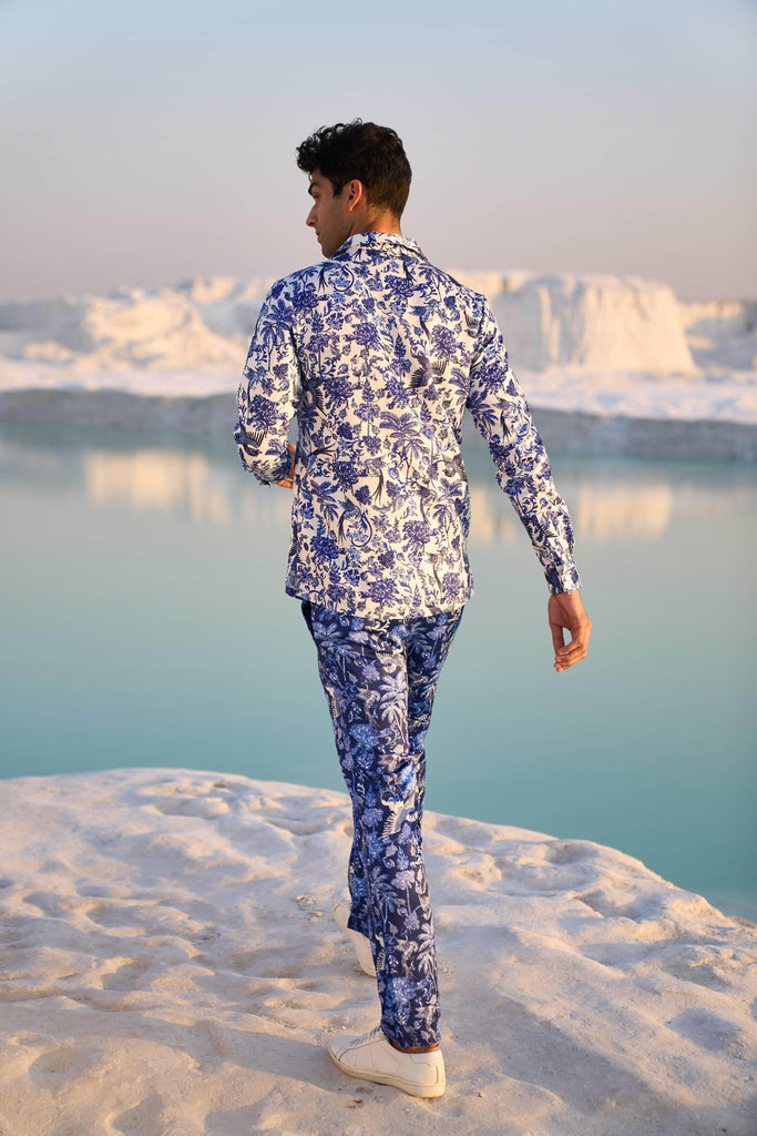 PORCELAIN PRINTED SHIRT - dash and dot dash and dot