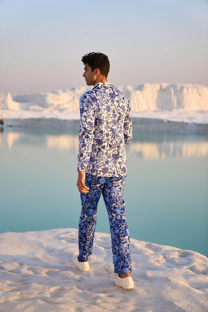 PORCELAIN PRINTED SHIRT - dash and dot dash and dot