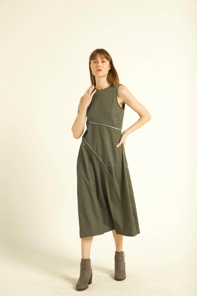 TWO-WAY ZIPPER DRESS - dash and dot dash and dot