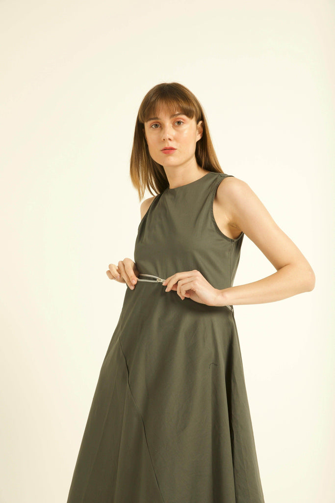 TWO-WAY ZIPPER DRESS - dash and dot dash and dot