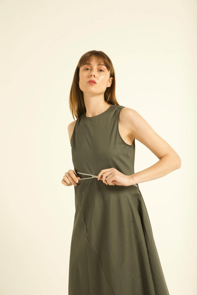 TWO-WAY ZIPPER DRESS - dash and dot dash and dot