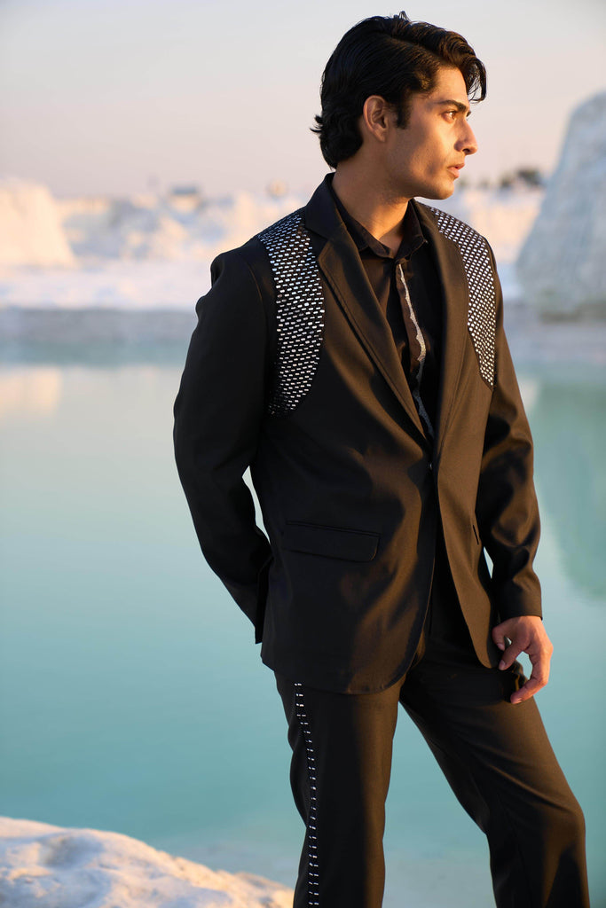 MIRROR HARNESS BLAZER - dash and dot dash and dot