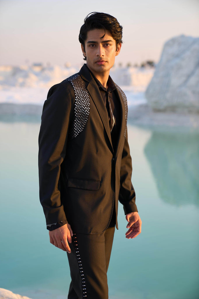 MIRROR HARNESS BLAZER - dash and dot dash and dot