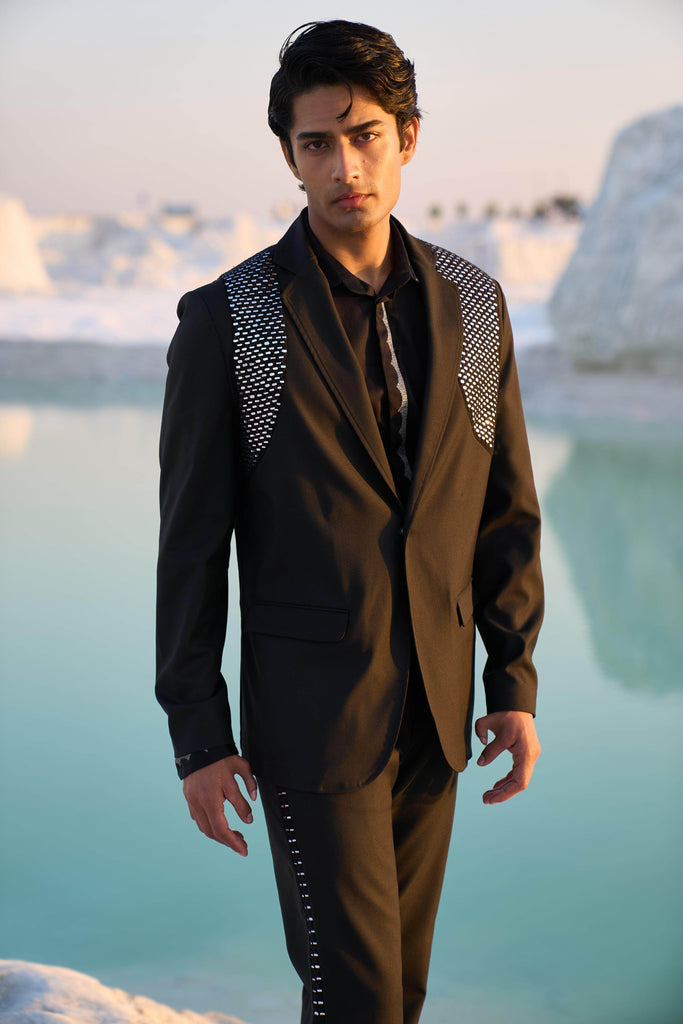 MIRROR HARNESS BLAZER - dash and dot dash and dot