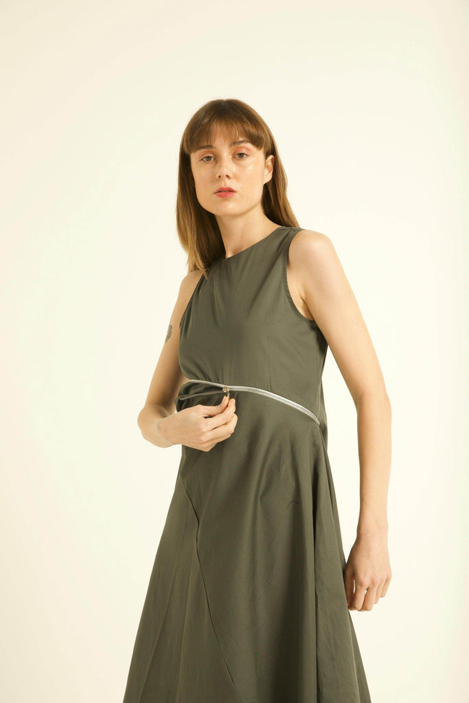 TWO-WAY ZIPPER DRESS - dash and dot dash and dot