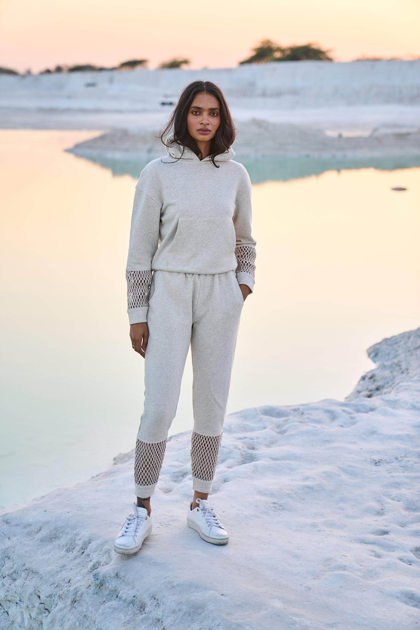 MESH CUFF JOGGER - dash and dot