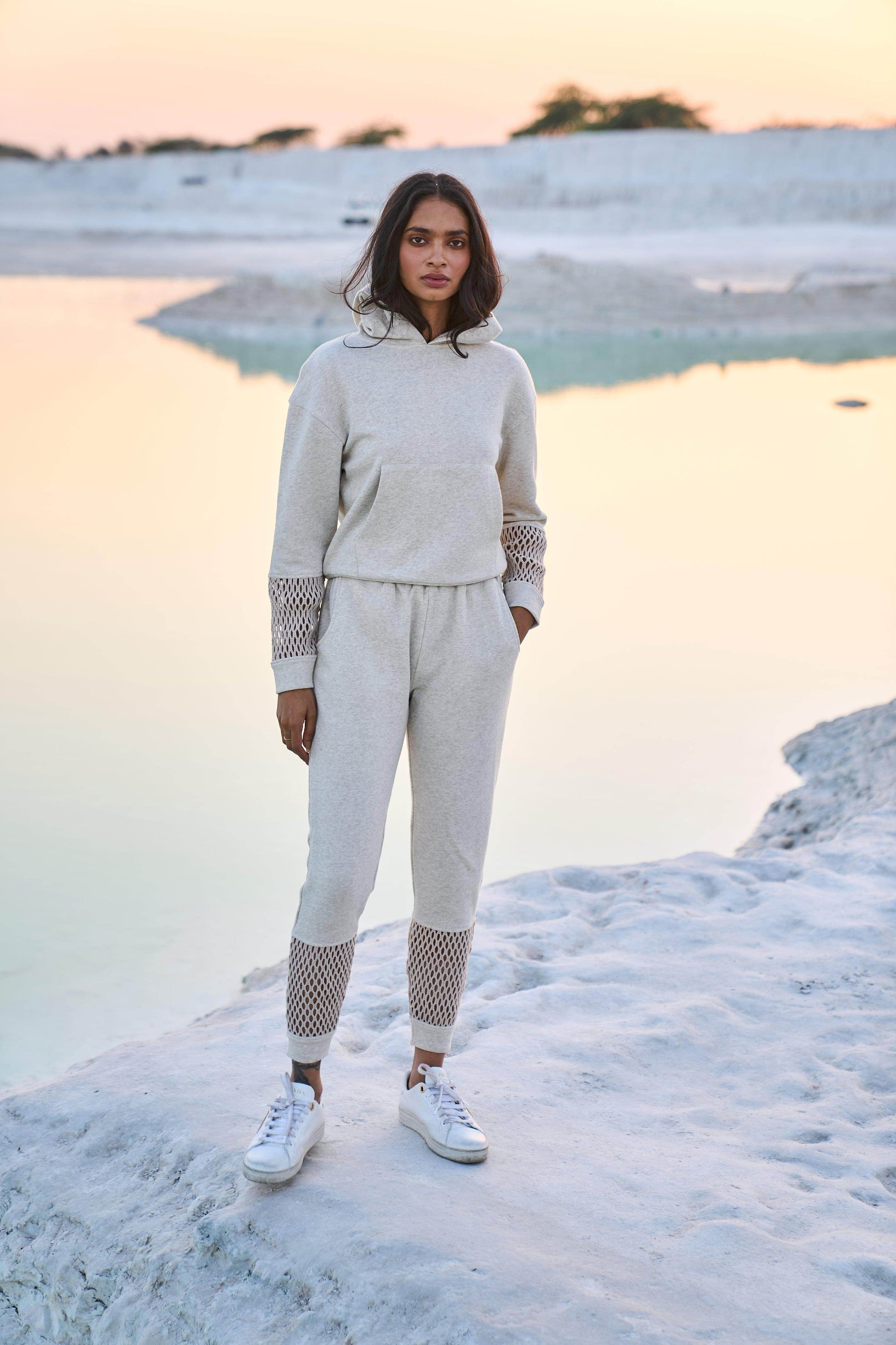 MESH CUFF JOGGER - dash and dot