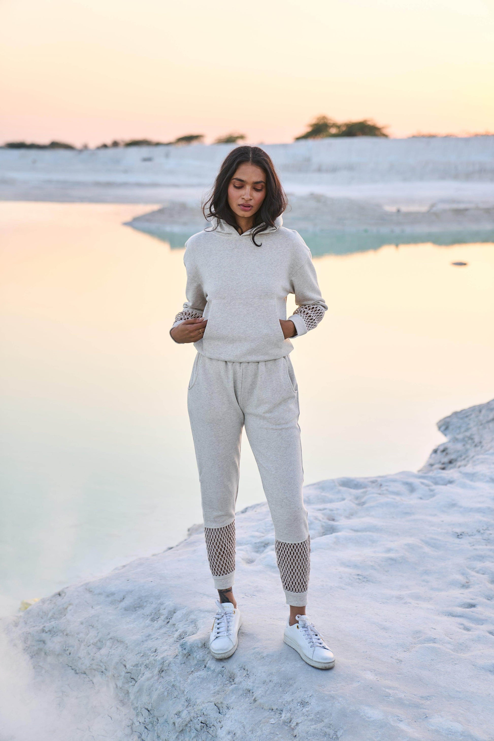 MESH CUFF JOGGER - dash and dot
