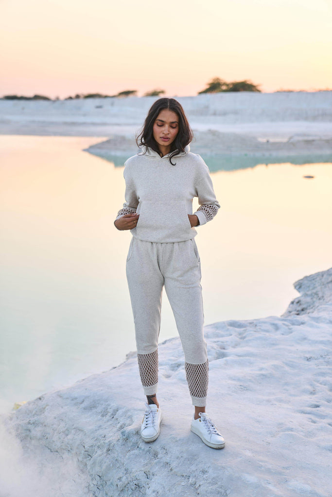 MESH CUFF JOGGER - dash and dot dash and dot