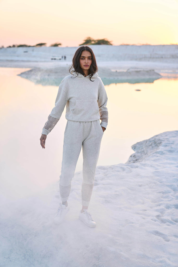 MESH CUFF JOGGER - dash and dot dash and dot