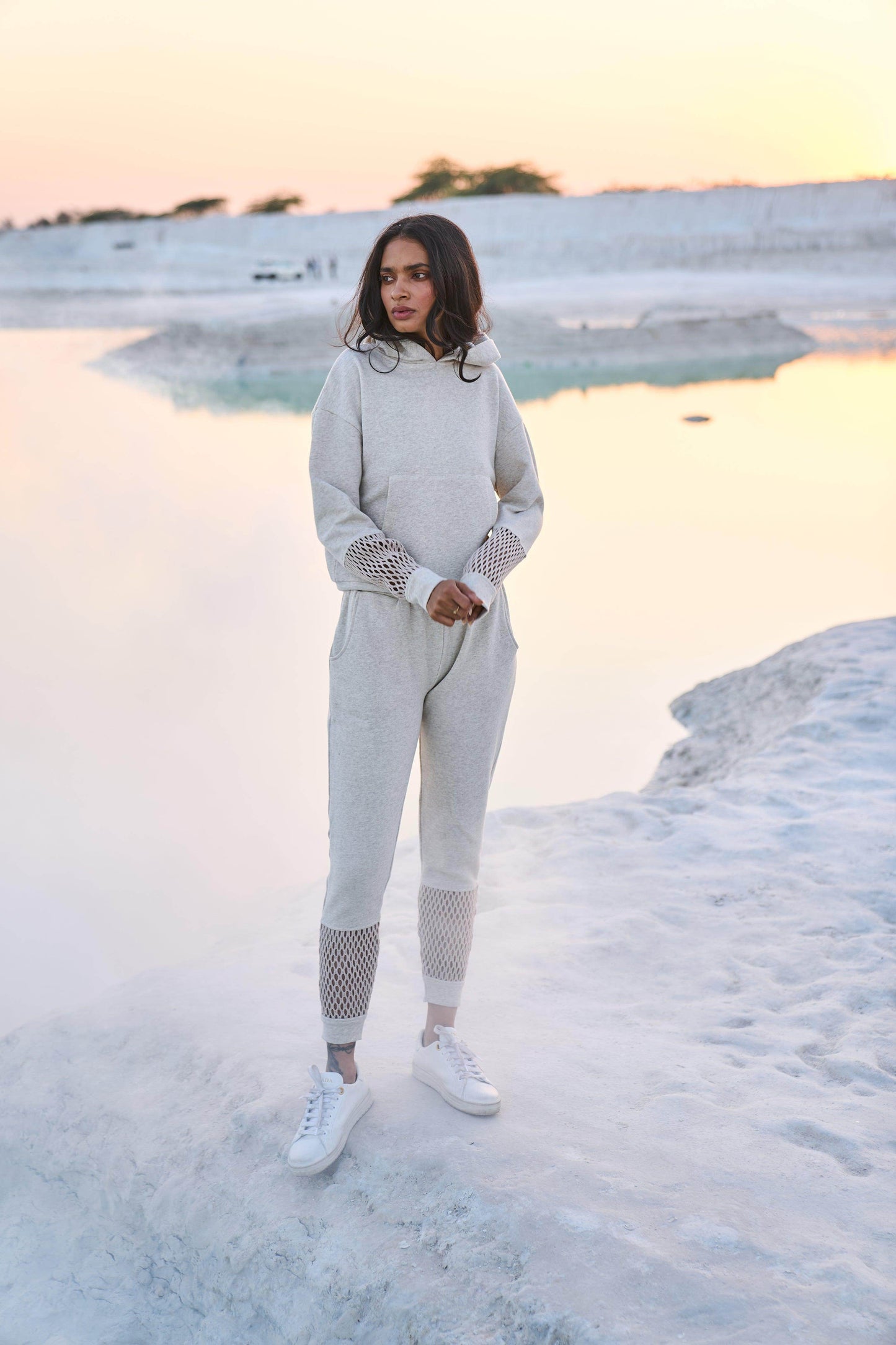 MESH CUFF JOGGER - dash and dot