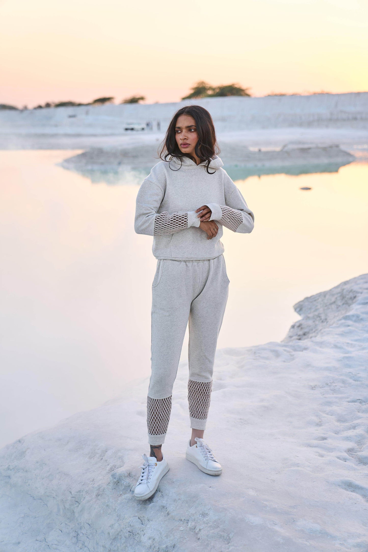 MESH CUFF JOGGER - dash and dot