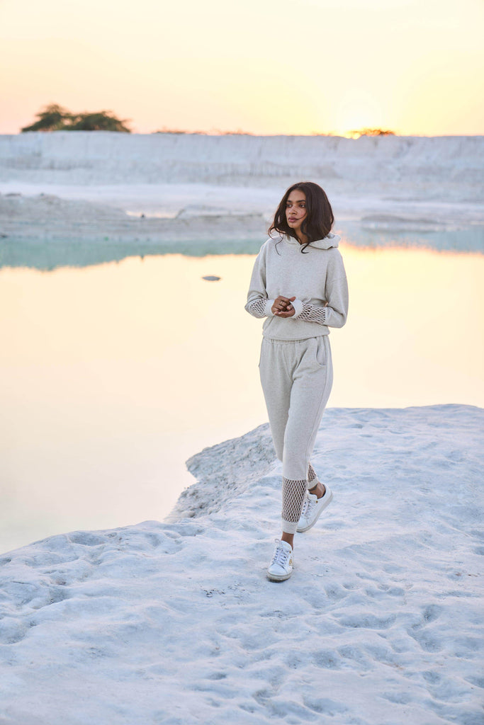 MESH CUFF JOGGER - dash and dot dash and dot