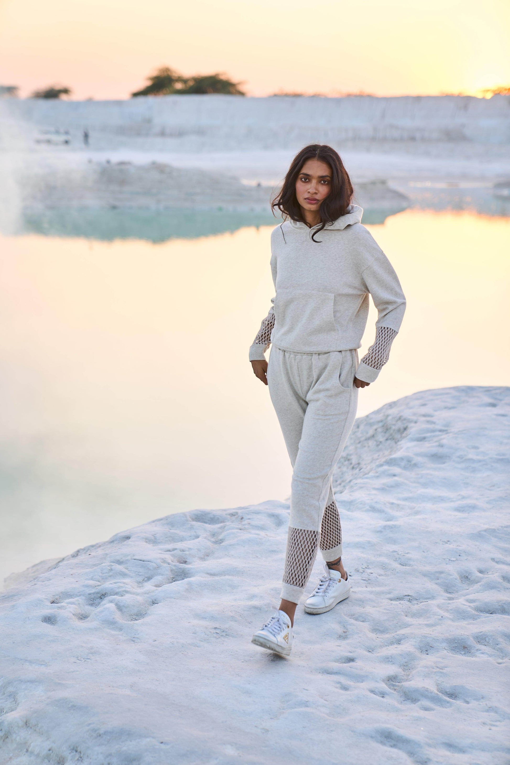 MESH CUFF JOGGER - dash and dot