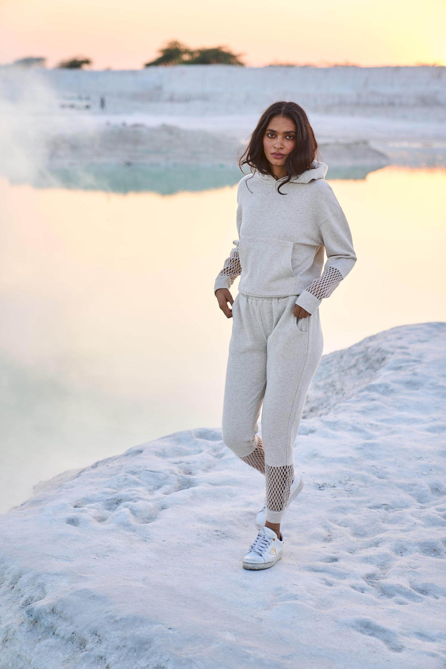 MESH CUFF JOGGER - dash and dot
