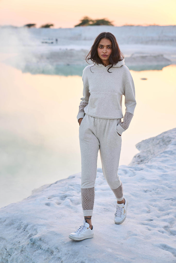 MESH CUFF JOGGER - dash and dot dash and dot