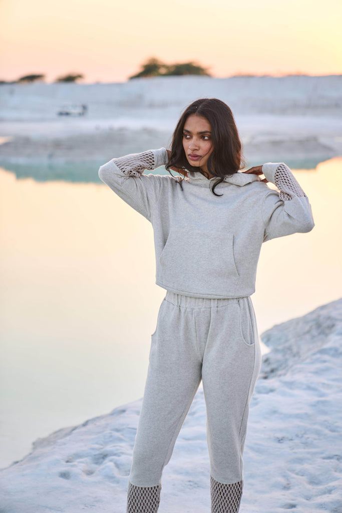 MESH CUFF JOGGER - dash and dot dash and dot