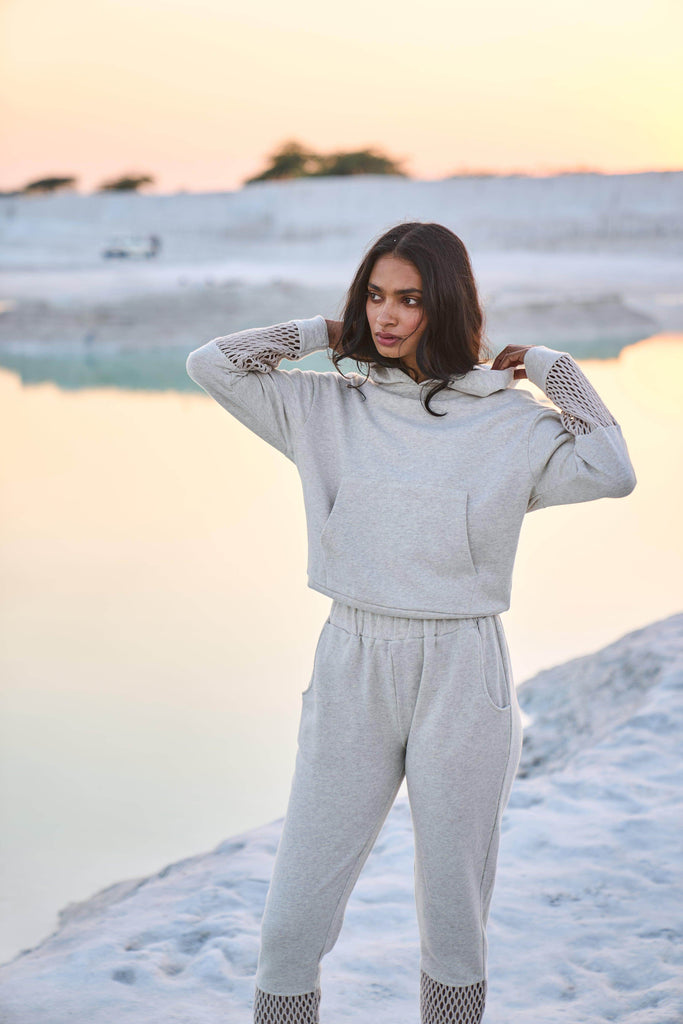 MESH CUFF JOGGER - dash and dot dash and dot