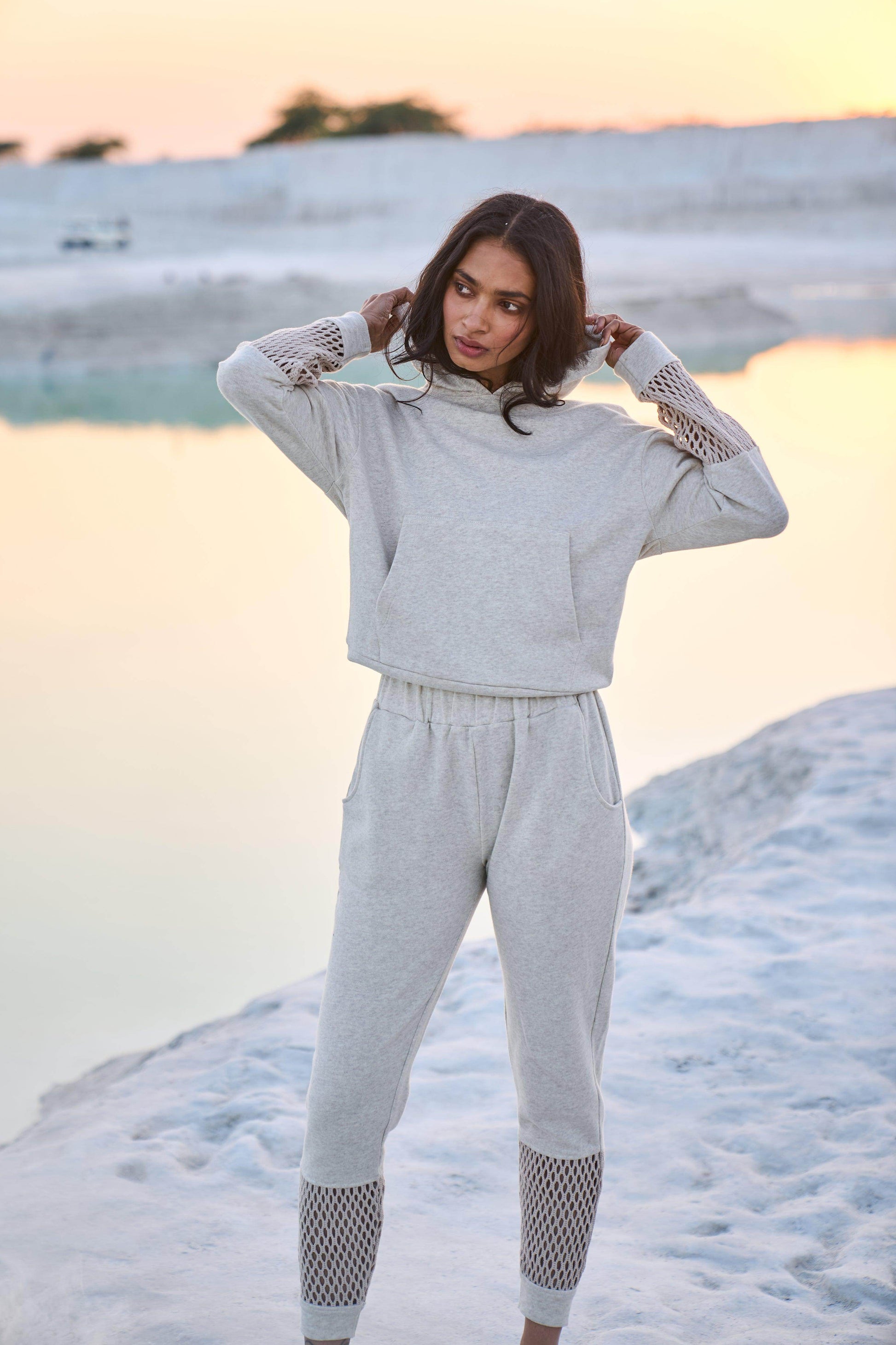 MESH CUFF JOGGER - dash and dot