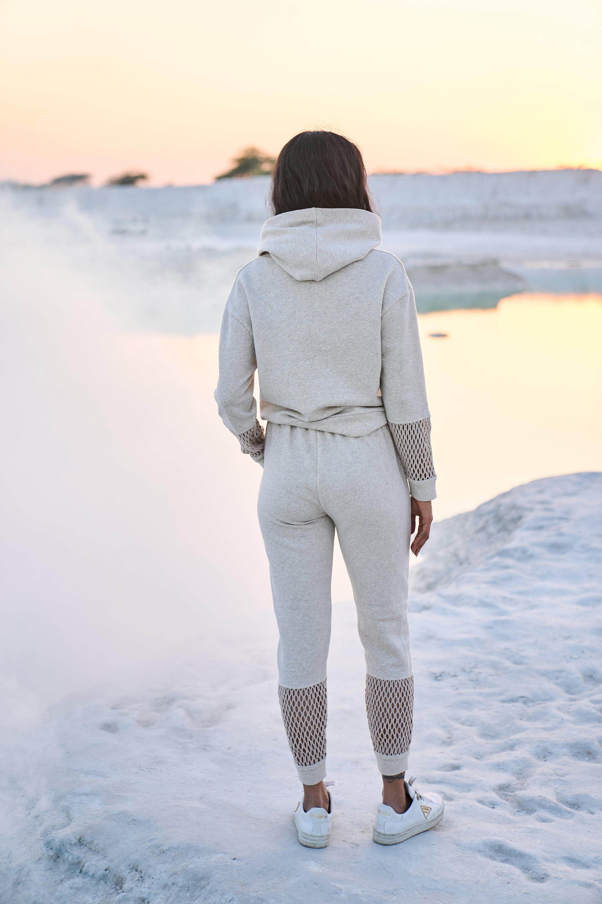 MESH CUFF JOGGER - dash and dot