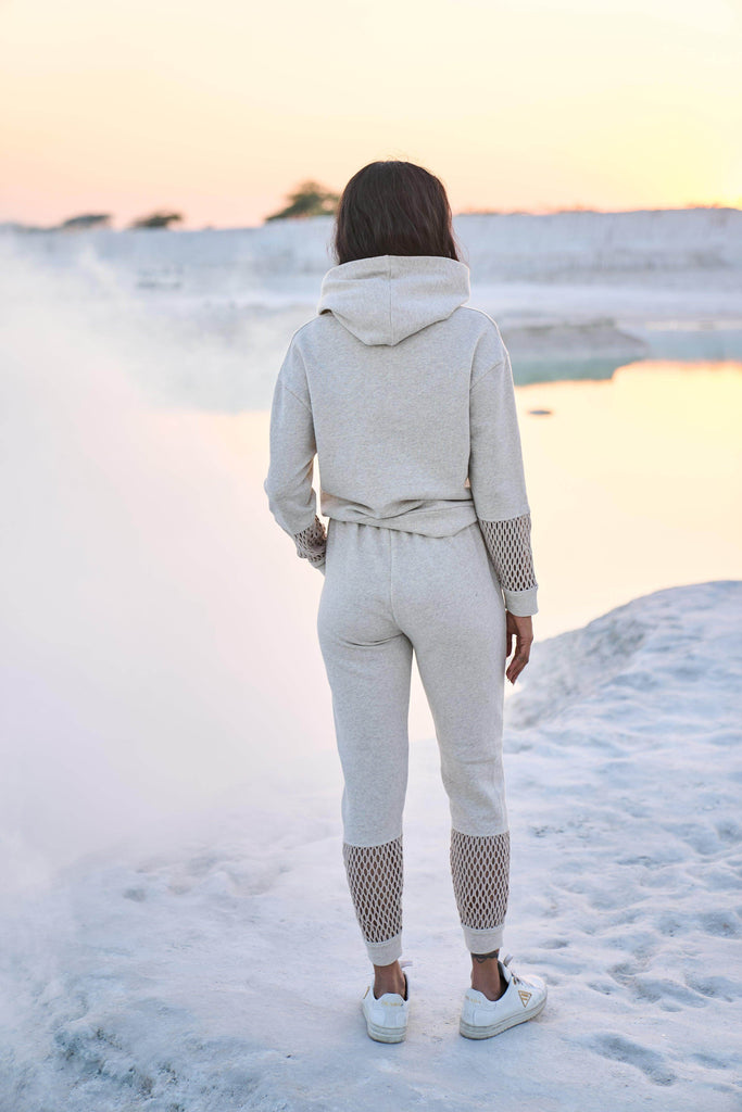 MESH CUFF JOGGER - dash and dot dash and dot