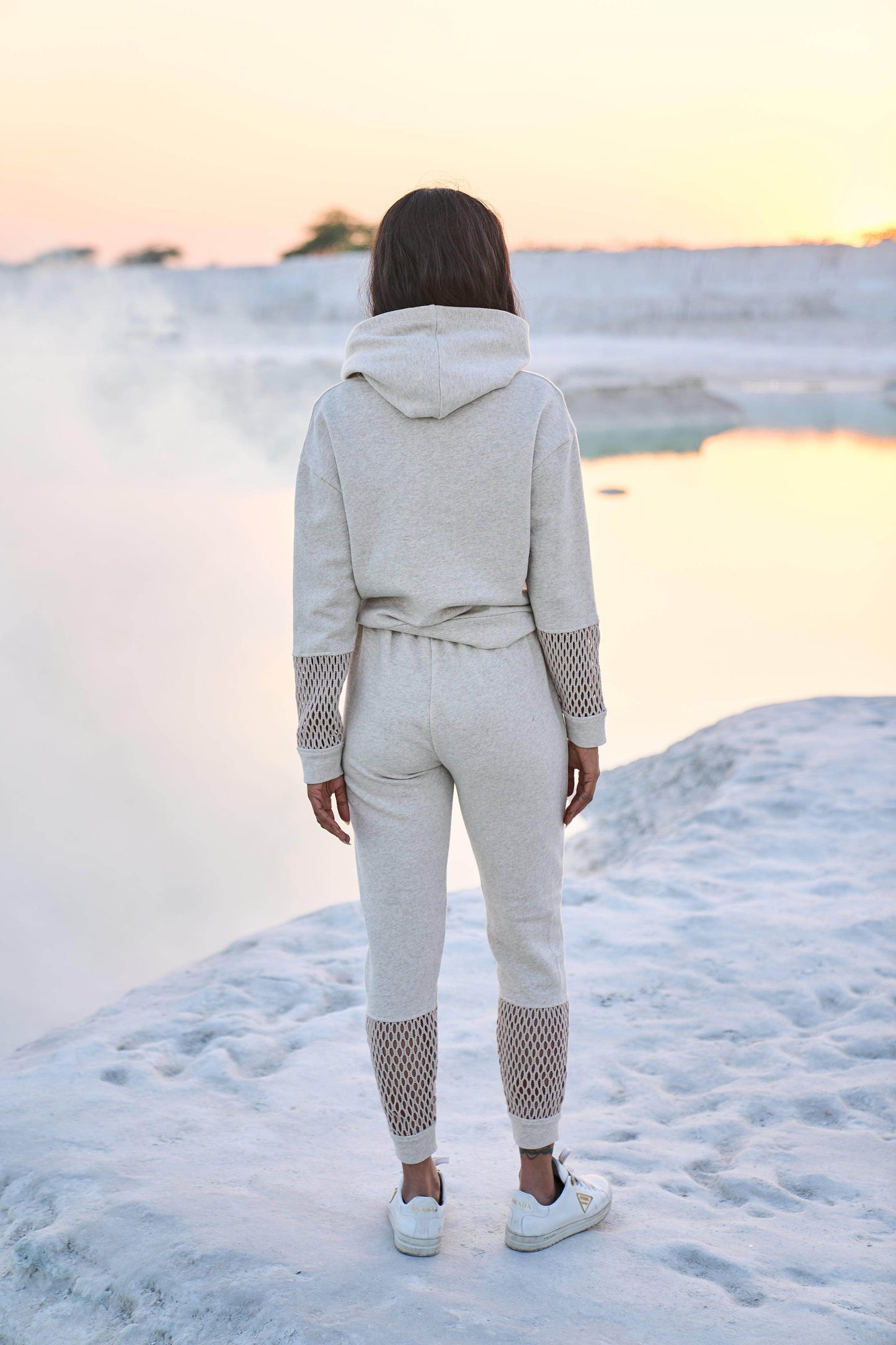 MESH CUFF JOGGER - dash and dot