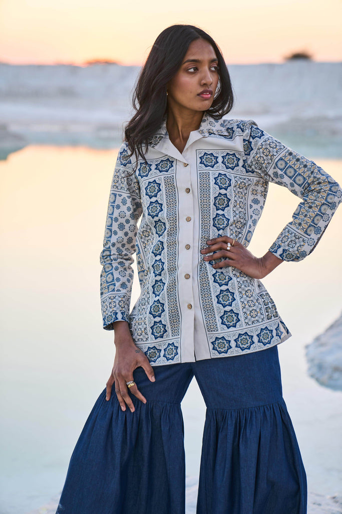 TILE SHIRT - dash and dot dash and dot