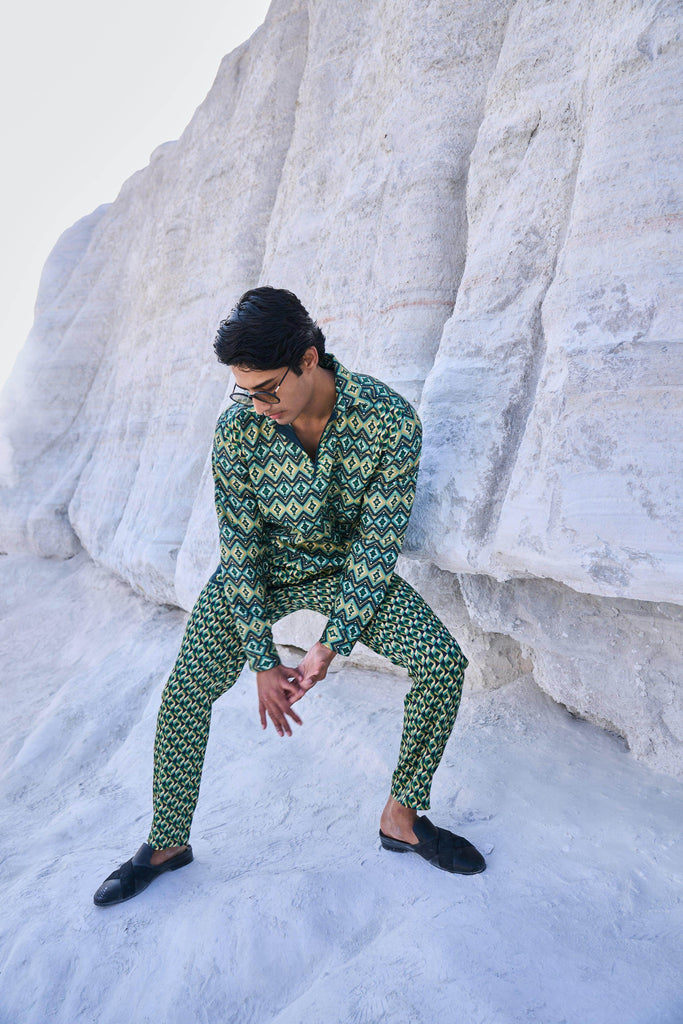 DECO POPOVER PANT - dash and dot dash and dot