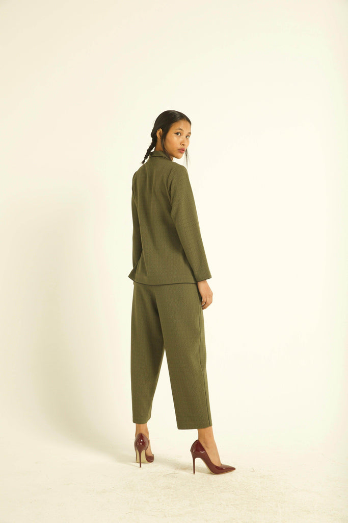 OLIVE GREEN SIDE TIE TOP - dash and dot dash and dot