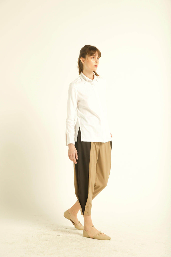 SAFETY PIN COLLAR SHIRT - dash and dot dash and dot