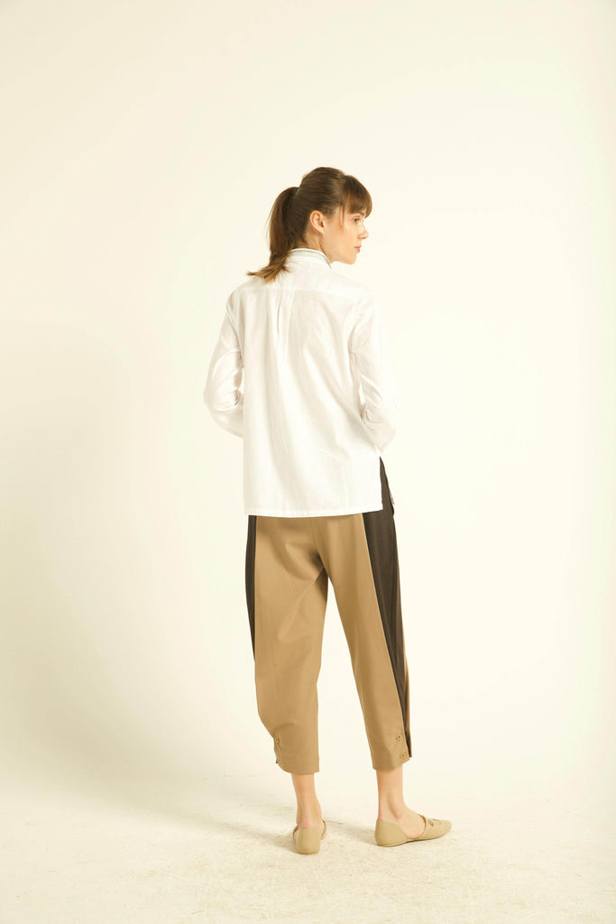 SAFETY PIN COLLAR SHIRT - dash and dot dash and dot