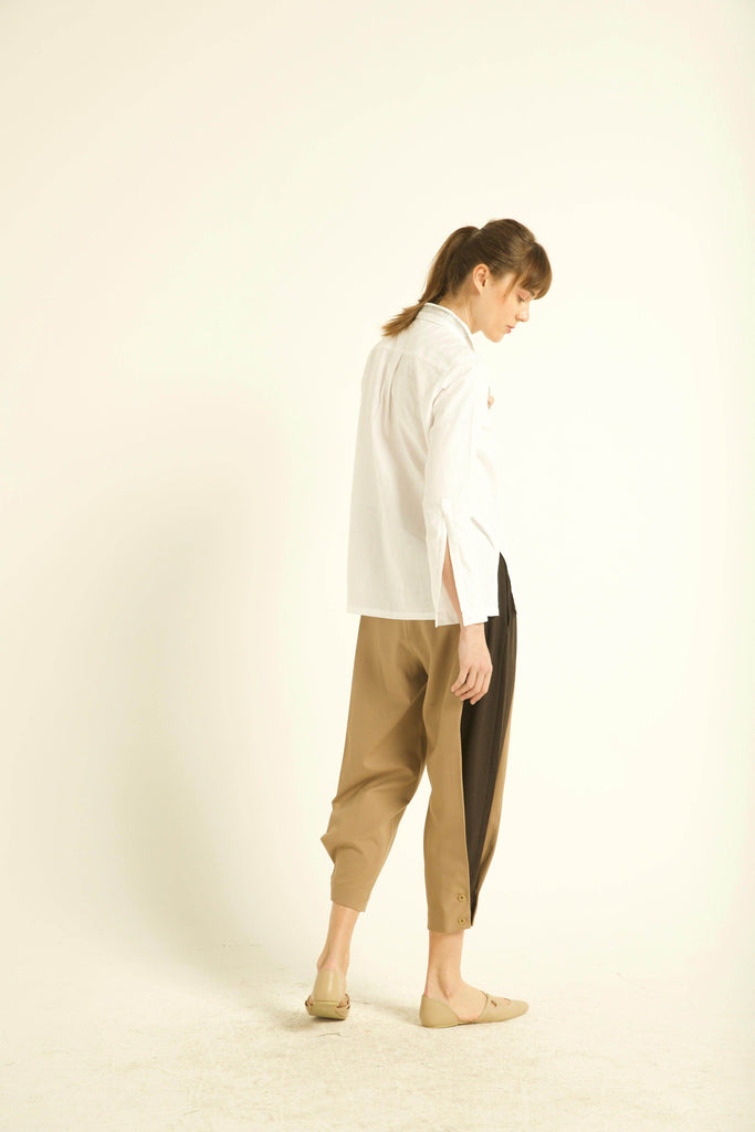 SAFETY PIN COLLAR SHIRT - dash and dot dash and dot