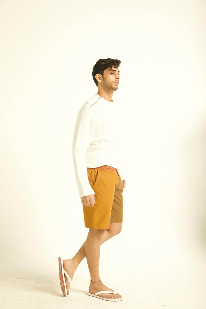 SHOULDER ZIP SWEAT - dash and dot dash and dot