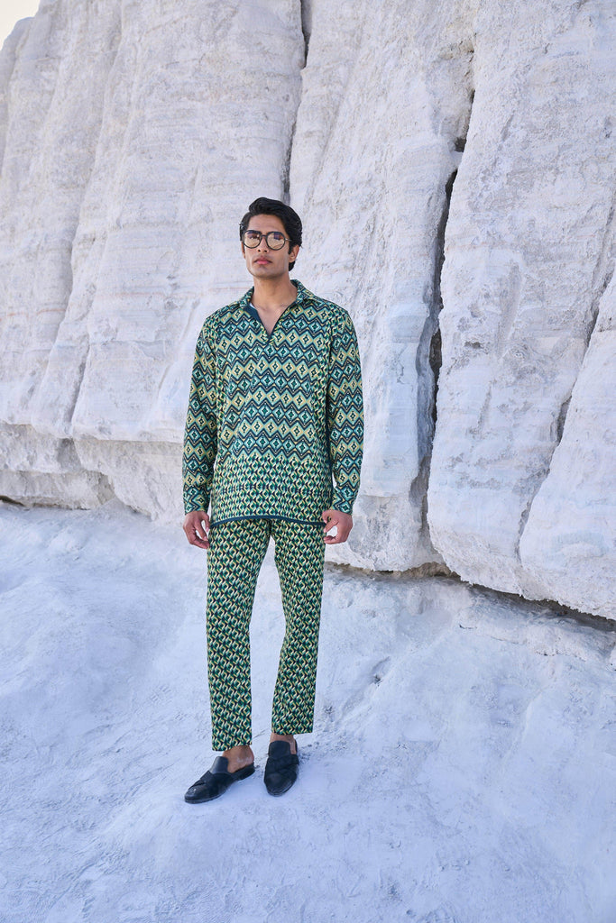 DECO POPOVER PANT - dash and dot dash and dot