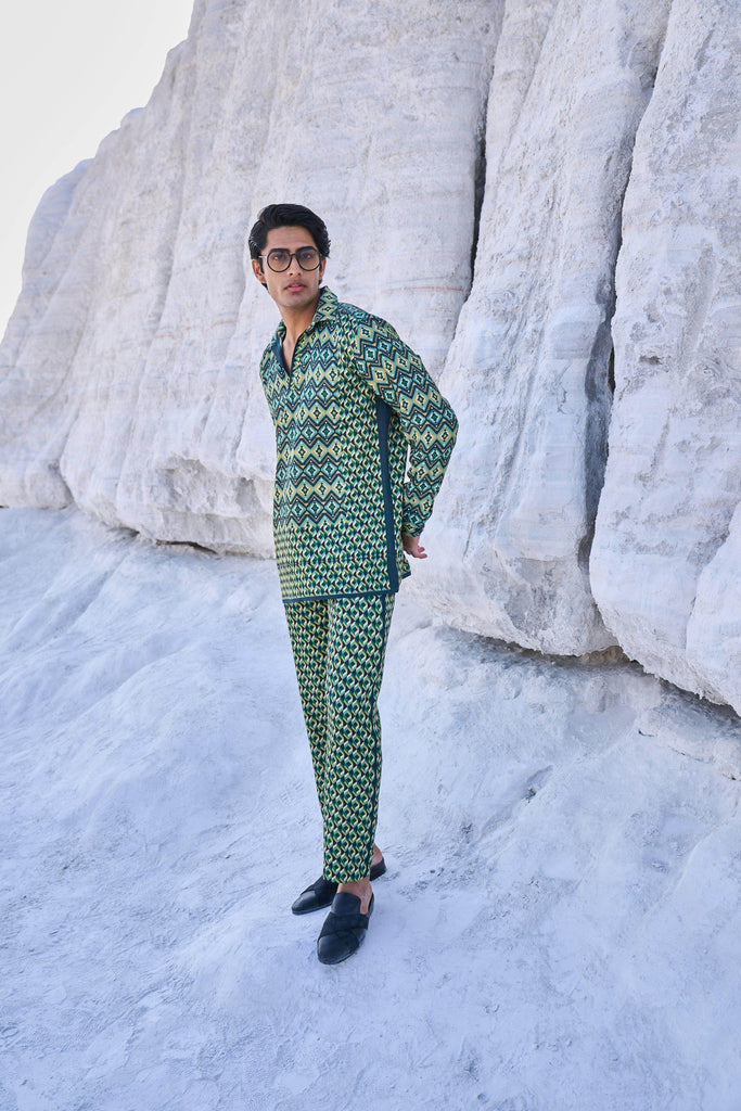 DECO POPOVER PANT - dash and dot dash and dot