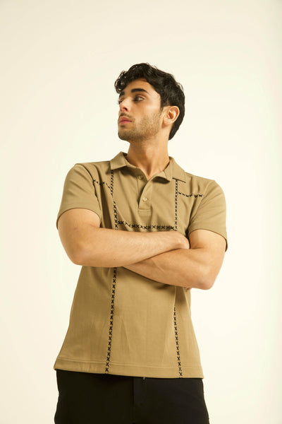 CROSS STITCH POLO - dash and dot