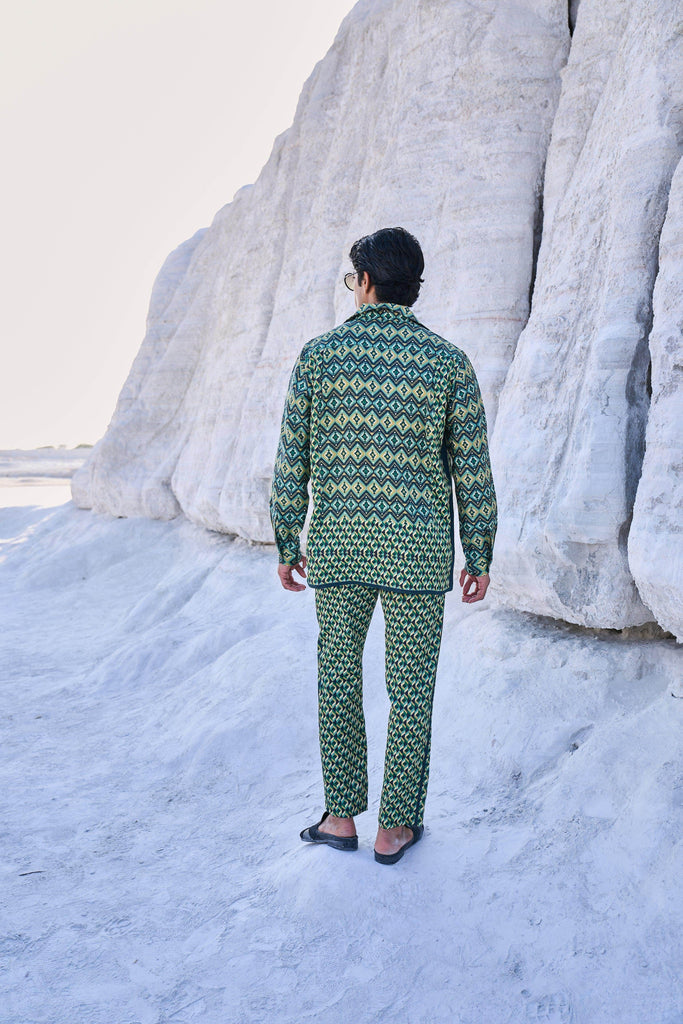 DECO POPOVER PANT - dash and dot dash and dot