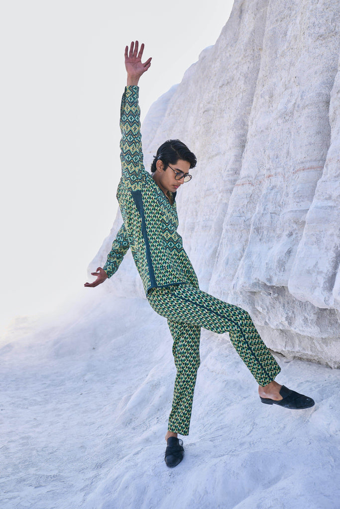 DECO POPOVER PANT - dash and dot dash and dot