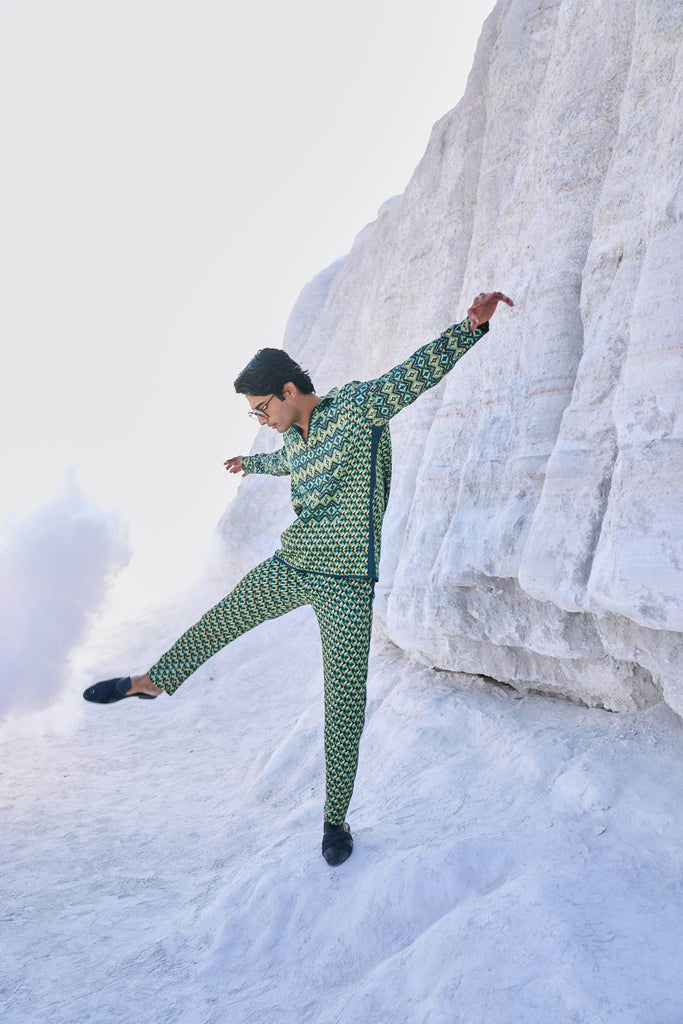 DECO POPOVER PANT - dash and dot dash and dot